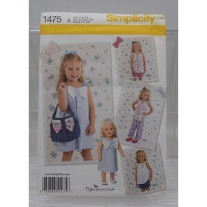 Simplicity 1475 Child's Dress Pants Shorts & Purse Sewing Pattern
